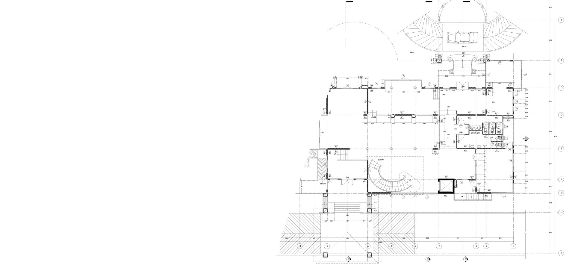 Modern interior design background